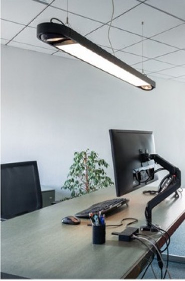 Светильник подвесной SLV AIXLIGHT R2 OFFICE LED 35 Black (159140)